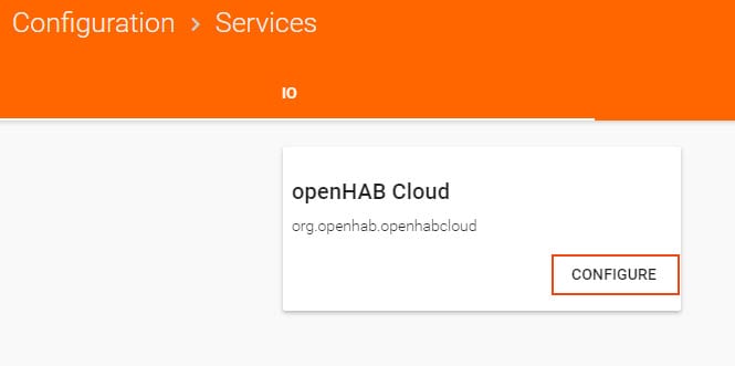 Openhab IFTTT Integration - Openhab Cloud