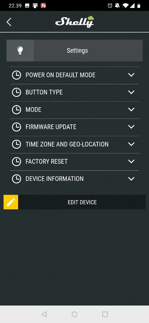 Shelly 2.5 Manual